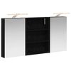 vidaXL Bathroom Cabinet Set 3 pcs 100 x 10.5 x 50 cm Engineered wood