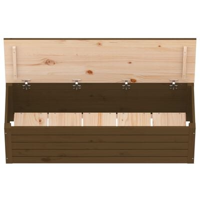 vidaXL Storage Box Honey Brown 109x36.5x33 cm Solid Wood Pine