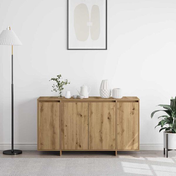 vidaXL Sideboard Artisan Oak 135 x 41 x 75 cm Engineered Wood