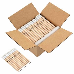 vidaXL HB Pencils &Oslash; 0.7 x 10 cm Natural Solid Poplar Wood