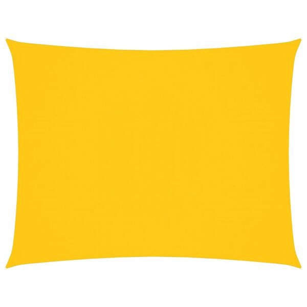 vidaXL Sunshade Sail Oxford Fabric Rectangular 6x7 m Yellow