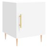 vidaXL Bedside Cabinets 2 pcs White 40x40x50 cm Engineered Wood