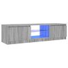 vidaXL TV Cabinet with LED Lights Grey Sonoma 140x40x36 cm