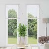 vidaXL Window Blind with Curtains Manual White Aluminium