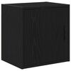 vidaXL Garage Cabinets 2 pcs Black Engineered Wood