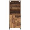 vidaXL Highboard Old Wood 69.5 x 34 x 180 cm Engineered Wood
