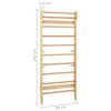 vidaXL Wall Bar 80x15.8x195 cm Wood