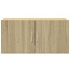 vidaXL Wall Cabinet Sonoma Oak 80x42.5x40 cm Engineered Wood