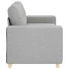 vidaXL Sofa Cloud Grey 160 x 80 x 82 cm Fabric