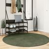 vidaXL Rug HUARTE Short Pile Soft and Washable Forest Green &Oslash; 160 cm