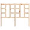 vidaXL Bed Headboard 126x4x100 cm Solid Wood Pine