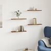 vidaXL Wall Shelves 4 pcs Old Wood 40x10x1.5 cm Engineered Wood