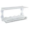 vidaXL Window Bird Feeders 2 pcs Acrylic 30x12x15 cm