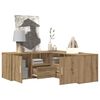 vidaXL Corner Cabinet Artisian Oak 200x40x45 cm Engineered Wood
