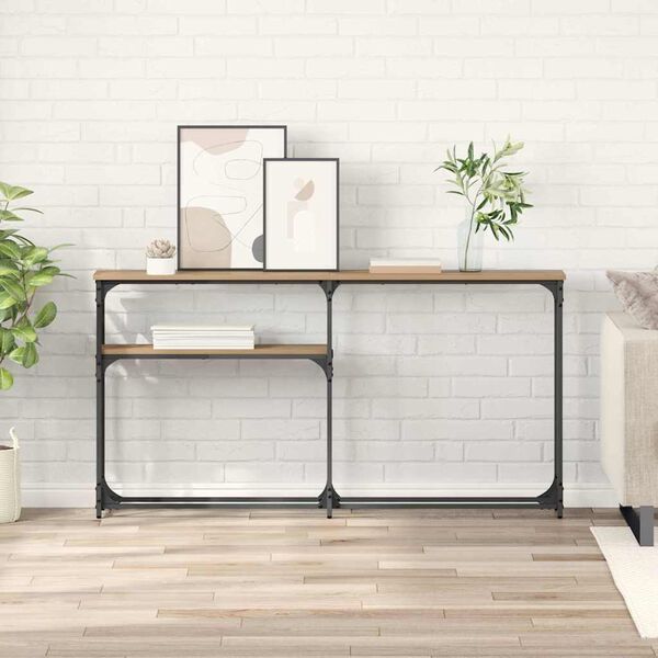 vidaXL ConsoleTable Artisan Oak 145 x 22.5 x 75 cm Engineered Wood