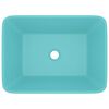 vidaXL Luxury Wash Basin Matt Light Green 41x30x12 cm Ceramic