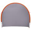 vidaXL Bike Storage Tent with Roof Grey and Orange 218 x 156 x 180 cm