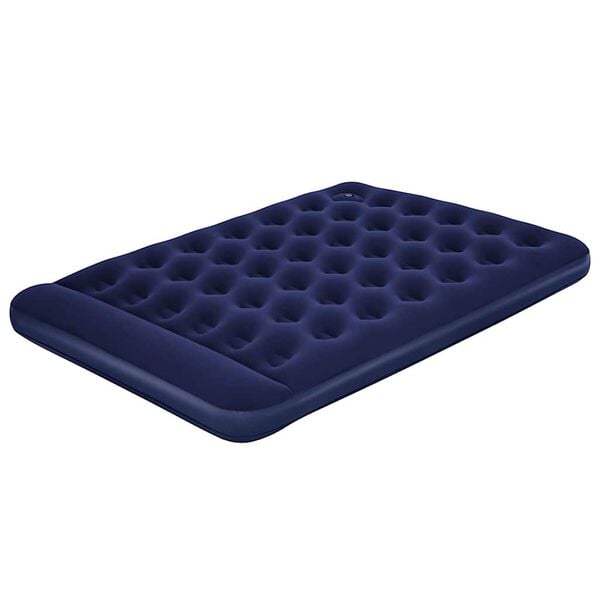 Bestway Inflatable Flocked Airbed with Built-in Foot Pump 203 x 152 x 28 cm