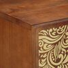 vidaXL Bathroom Cabinet Set with Drawer 3 pcs Honey Brown and Gold