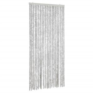 vidaXL Fly Curtain Grey 90x200 cm Chenille