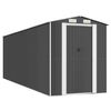vidaXL Garden Shed Anthracite 192x606x223 cm Galvanised Steel