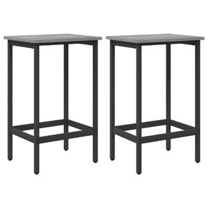 vidaXL Bar Stool 2 pcs Grey Sonoma 40 x 32 x 64 cm Engineered Wood