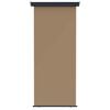 vidaXL Balcony Side Awning 60 x 250 cm 100% polyester iron steel Taupe