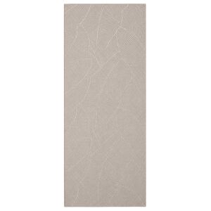 vidaXL Rug IZA Beige 80 x 200 cm 100% Polyester Low Pile