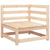 vidaXL Garden Sofa 2-Seater Solid Wood Pine
