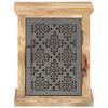 vidaXL Bedside Cabinet with Door 40x30x50 cm Solid Mango Wood