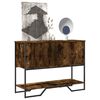 vidaXL Console Table Smoked Oak 100x35x74.5 cm Engineered Wood