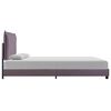 vidaXL Bed Frame without Mattress Taupe Fabric 135x190 cm Double