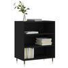 vidaXL Sideboard Black 57x35x70 cm Engineered Wood