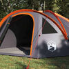 vidaXL Camping Tent Grey and orange 308 x 268 x 130 cm Polyester