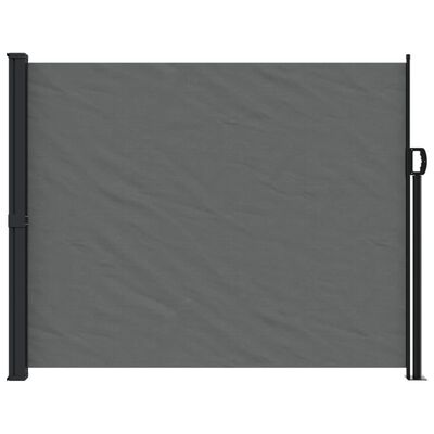 vidaXL Retractable Side Awning Anthracite 160x300 cm