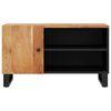 vidaXL TV Cabinet 80x33x46 cm Solid Wood Acacia&Engineered Wood