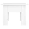 vidaXL Coffee Table White 55x55x42 cm Engineered Wood