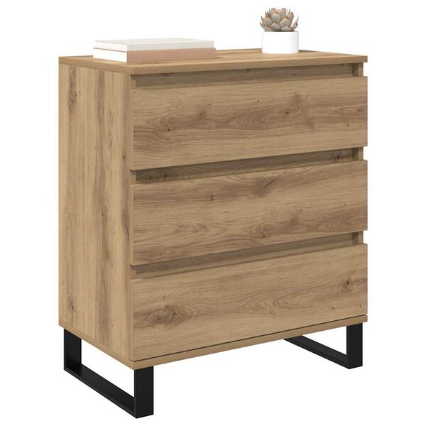 vidaXL Sideboard Artisan Oak 60 x 35 x 70 cm Engineered Wood