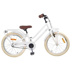 vidaXL Kids Bike 20'' for 6-11 Years Old White