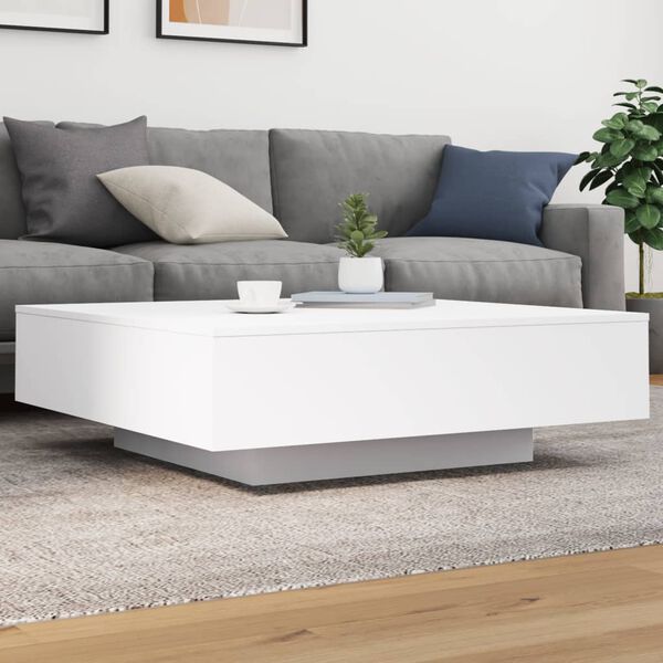 vidaXL Coffee Table White 100x100x31 cm Engineered Wood