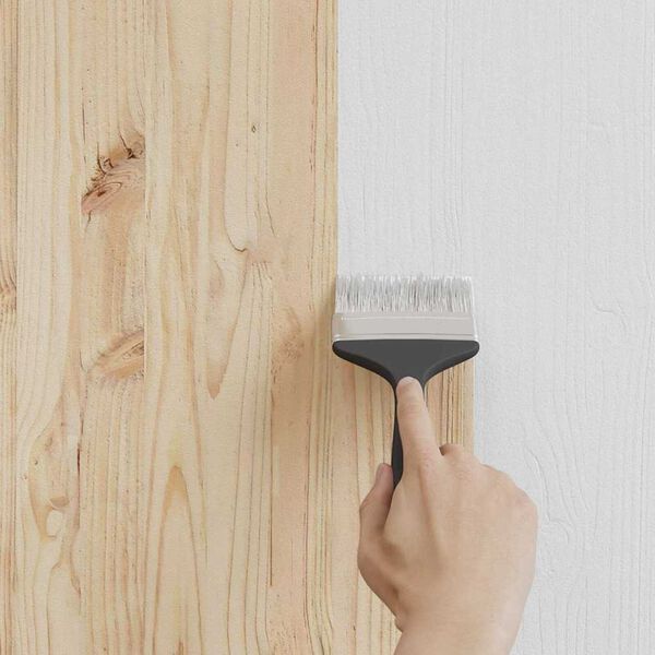 vidaXL Wood Paint Grey 16.5 x 16.5 x 15.9 cm Wall Print