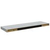 vidaXL Floating Wall Shelf Concrete Grey 80x23.5x3.8 cm MDF