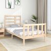 vidaXL Bed Frame without Mattress Solid Wood 90x190 cm Single