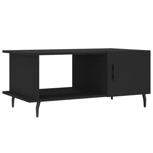 vidaXL Coffee Table Black 90x50x40 cm Engineered Wood