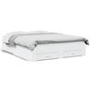 vidaXL Bed Frame with Drawers without Mattress White 160x200 cm
