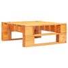 vidaXL Garden Pallet Ottoman Wood Honey Brown