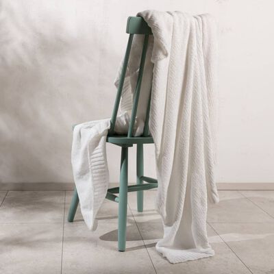 Venture Home Blanket Ally 170x130 cm Polyester White