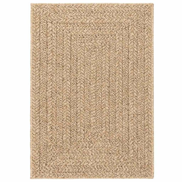 vidaXL Rug ZIZUR Beige 120x170 cm Jute Look Indoor and Outdoor