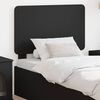 vidaXL Headboard with Headboard Black Oak 75 cm Engineered wood