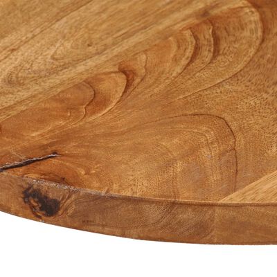 vidaXL Table Top Ø 50x3.8 cm Round Solid Wood Mango